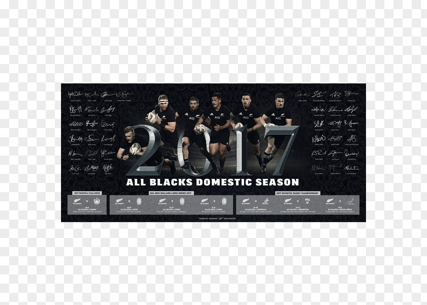 4s Shop Poster New Zealand National Rugby Union Team Logo PNG