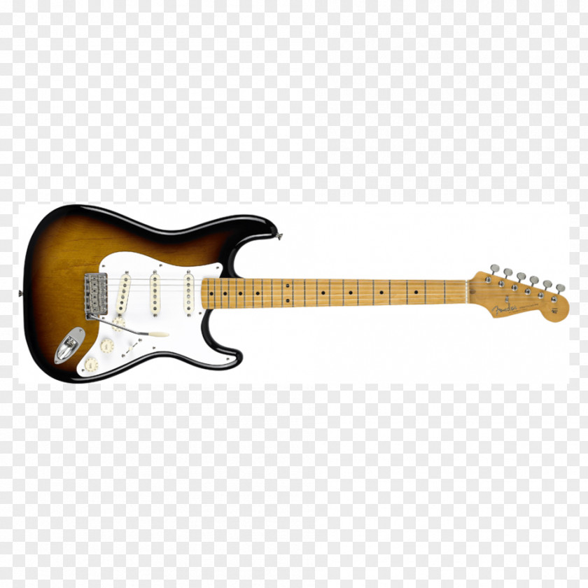 Guitar Fender Stratocaster Squier Sunburst Standard Fingerboard PNG