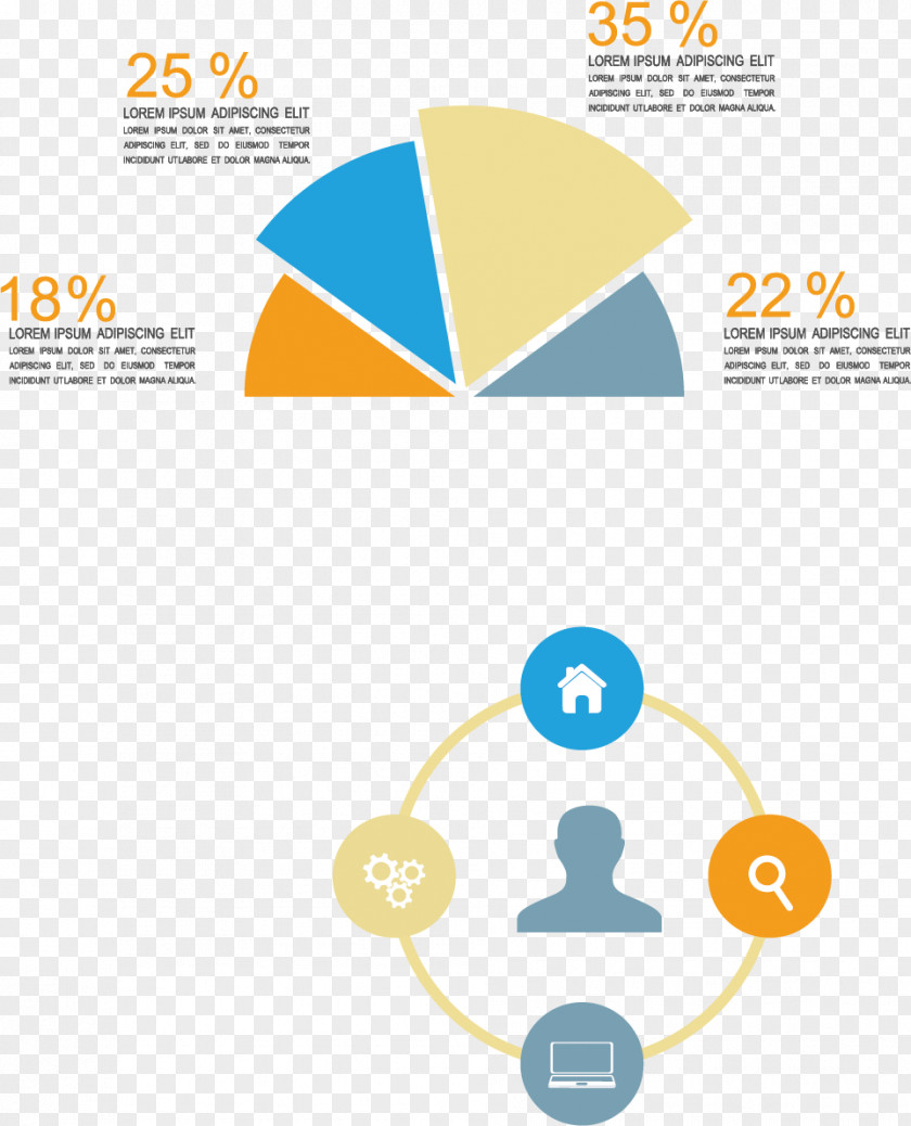 Percentage Share Listing Ppt Background Material Designer PNG