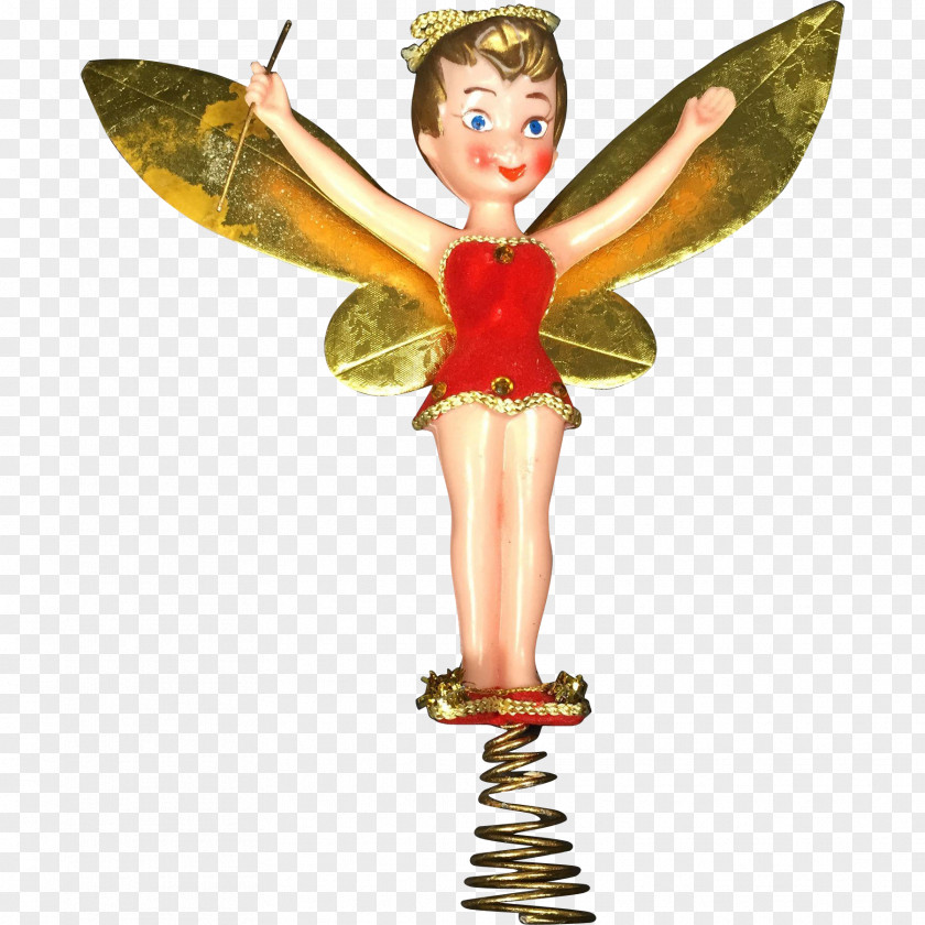 Peter Pan Insect Fairy Doll Figurine Christmas Ornament PNG