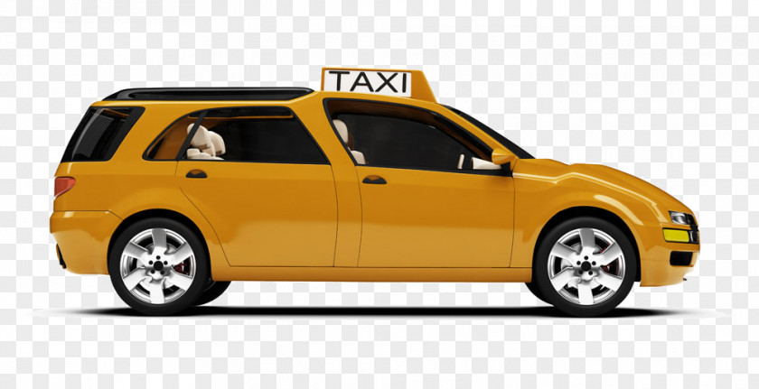 Taxi Material Picture New York City Airport Bus Yellow Cab Transport PNG