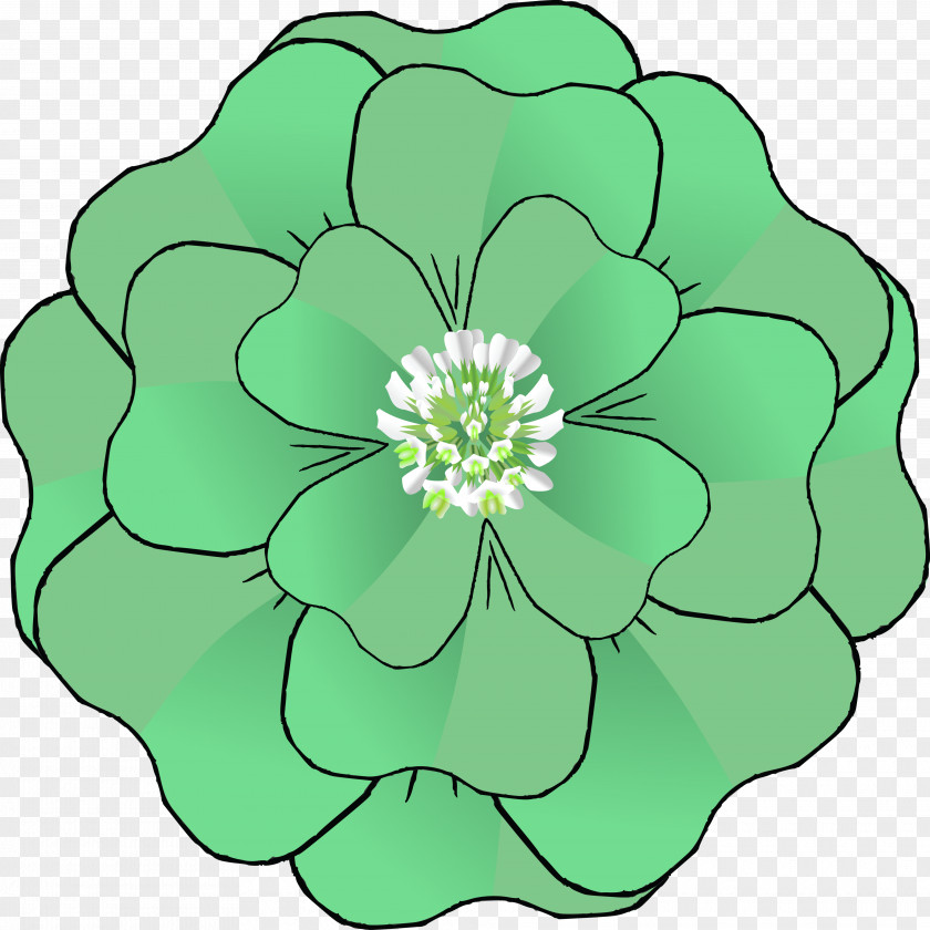 Clover Four-leaf Green Clip Art PNG