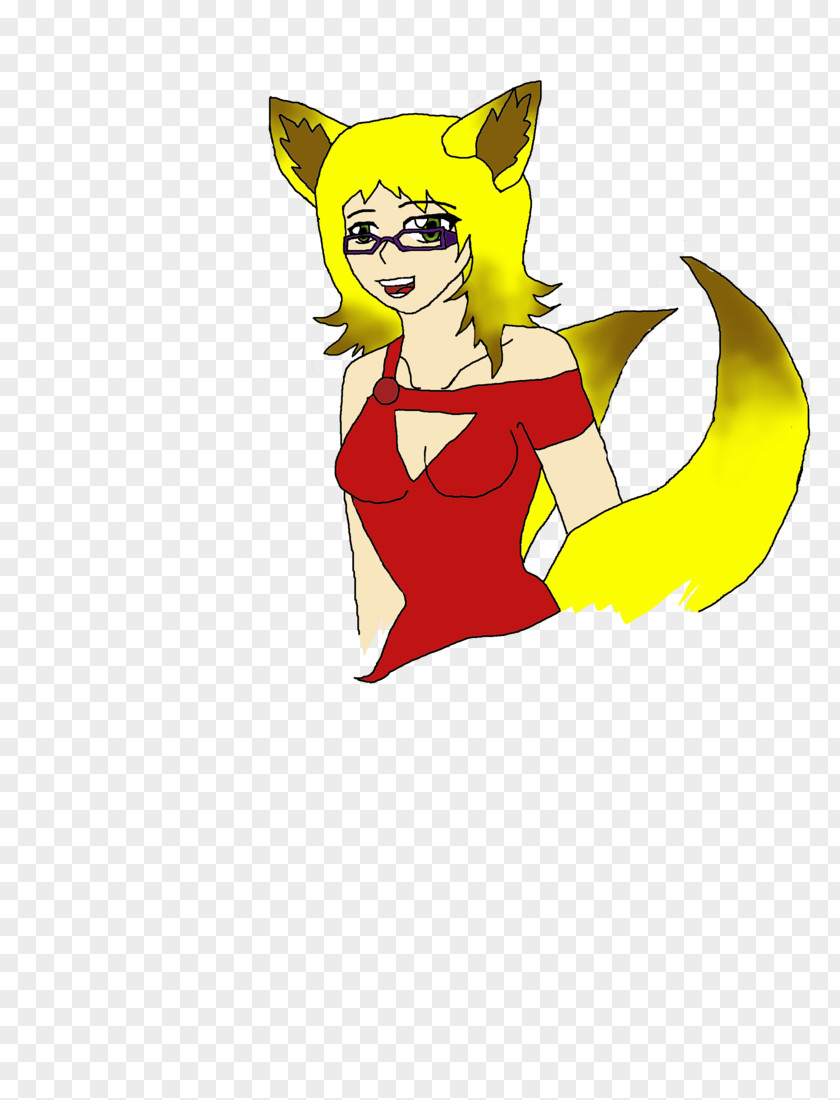 Kitsune Nine Tailed Fox Cat Clip Art Illustration Canidae Dog PNG