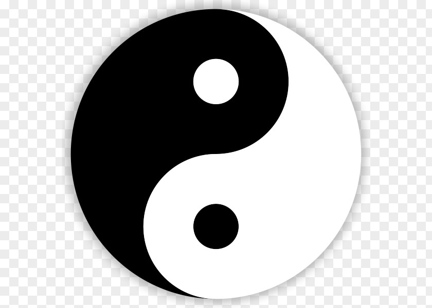 Yin Yang And Symbol Drawing Clip Art PNG