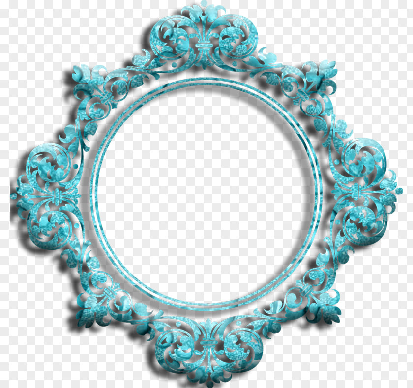 Picture Frames Painting Blue Turquoise Vignette PNG