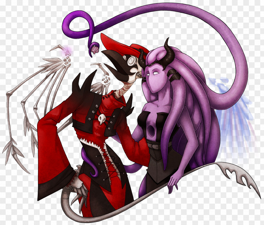 Afternoon Legendary Creature Dragon Purple Demon PNG