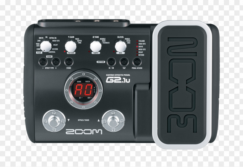 Bass Guitar Zoom Corporation Effects Processors & Pedals Electric PNG