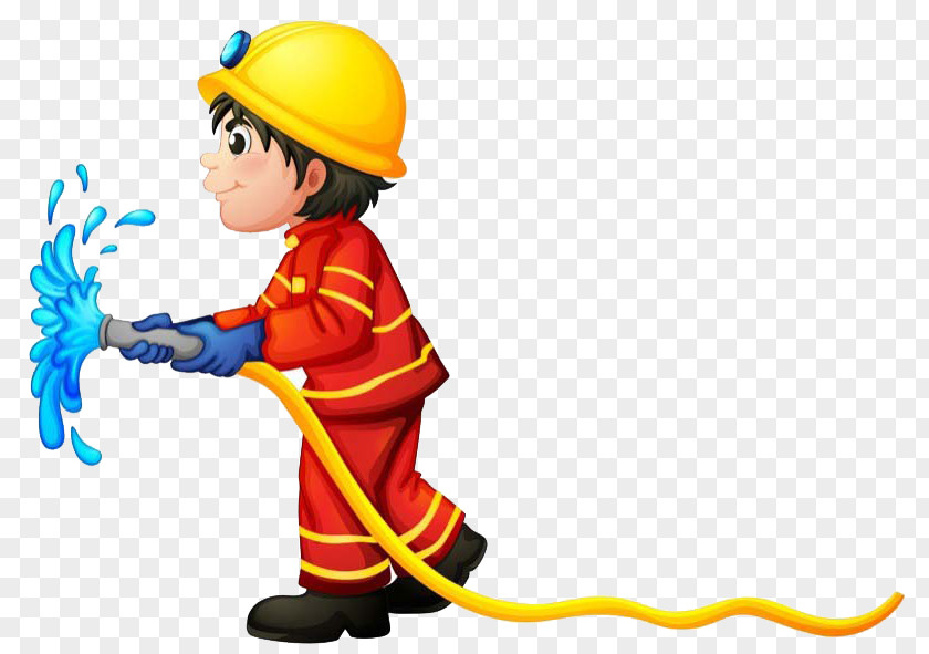 Cartoon Fire Firefighter Royalty-free Clip Art PNG