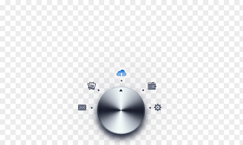 Metal Round Button Menu Download PNG