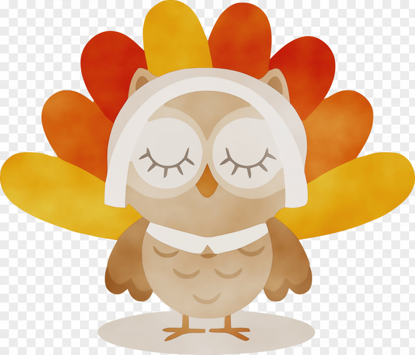 Bird Animation Orange PNG