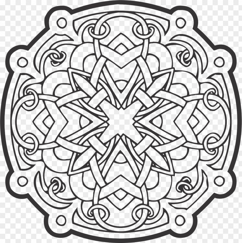 Conch Celtic Knot Ornament PNG