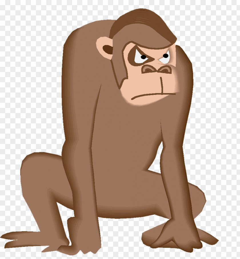 Gorilla Monkey Chimpanzee Simian PNG