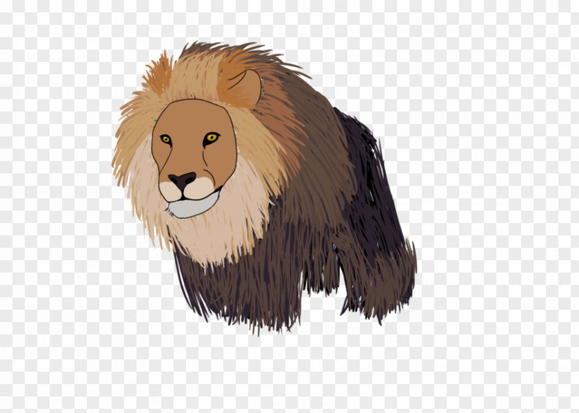 Lion Head Cat Mammal Carnivora Fauna Wildlife PNG