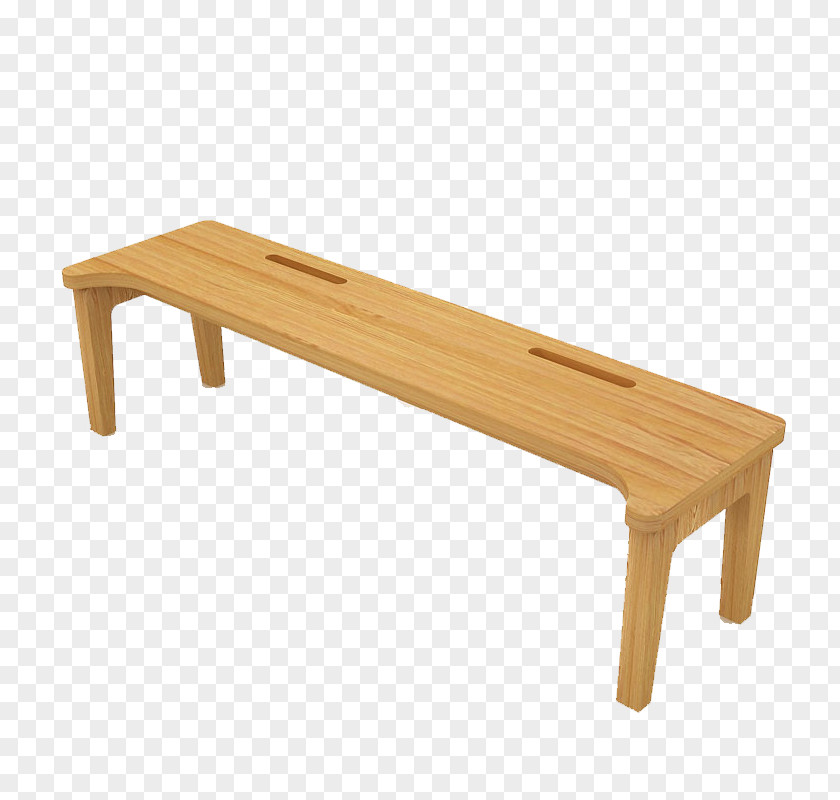 Simple Wood Stools Retro Bench Stool Bank PNG