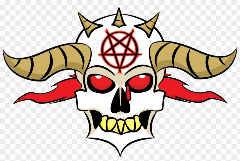 Skull Devil Demon Clip Art PNG
