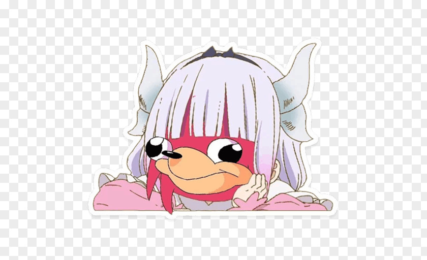 Uganda Knuckles Telegram Sticker The Echidna Character Mammal PNG