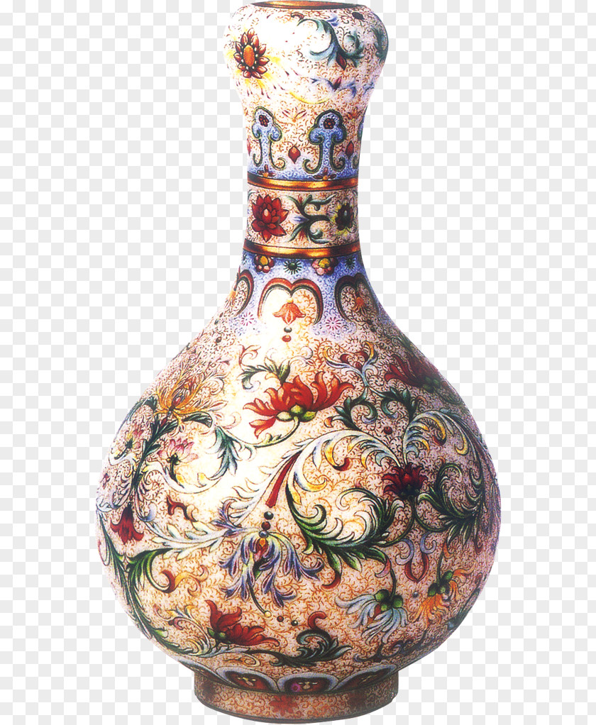 Vase National Palace Museum Ceramic Qing Dynasty Porcelain Pottery PNG