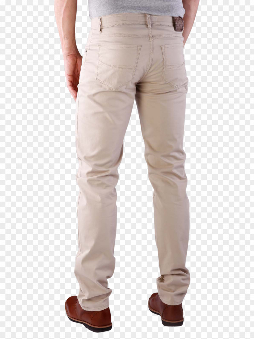 Beige Trousers Jeans Denim Waist PNG