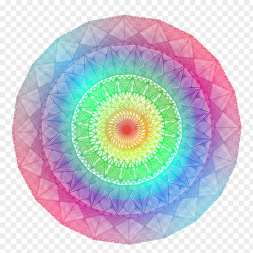 Circle Spiral Magenta Organism Pattern PNG