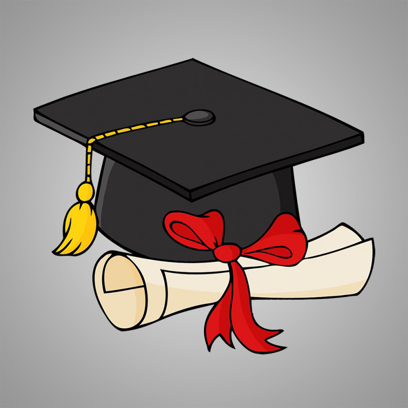 Graduation Ceremony Square Academic Cap Hat Clip Art PNG