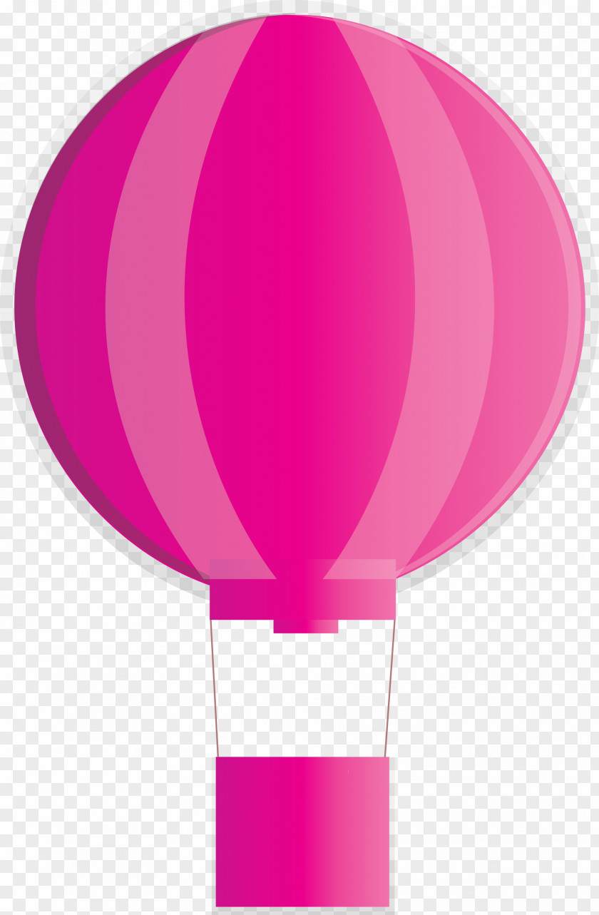Hot Air Balloon Floating PNG