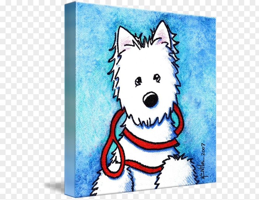 Puppy West Highland White Terrier Artist Children's Book Illustrator PNG