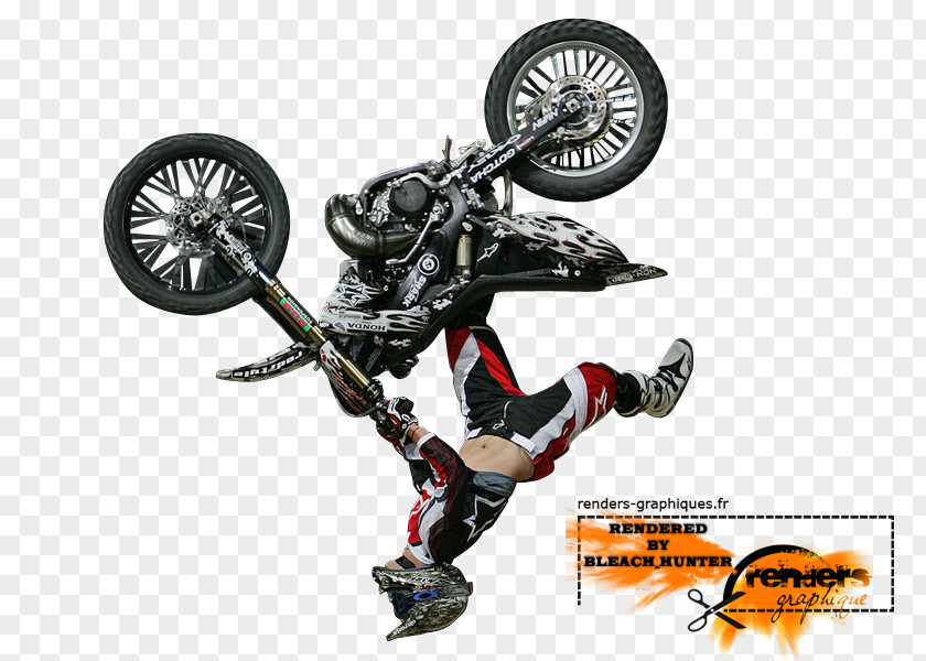 Motocross Freestyle Motorcycle Stunt Riding Performer PNG