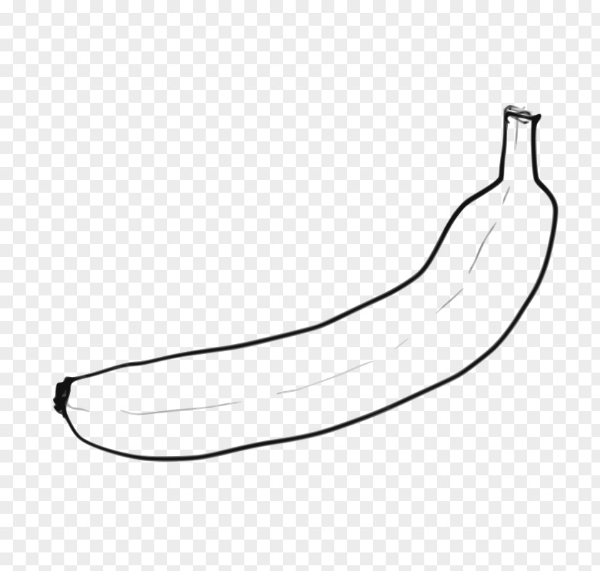 Banana Clip Art Coloring Book Openclipart Line PNG