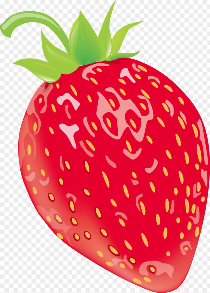 Small Fresh Red Strawberry Pie PNG