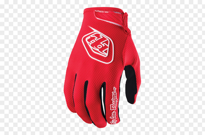 T-shirt Cycling Glove Troy Lee Designs Red PNG