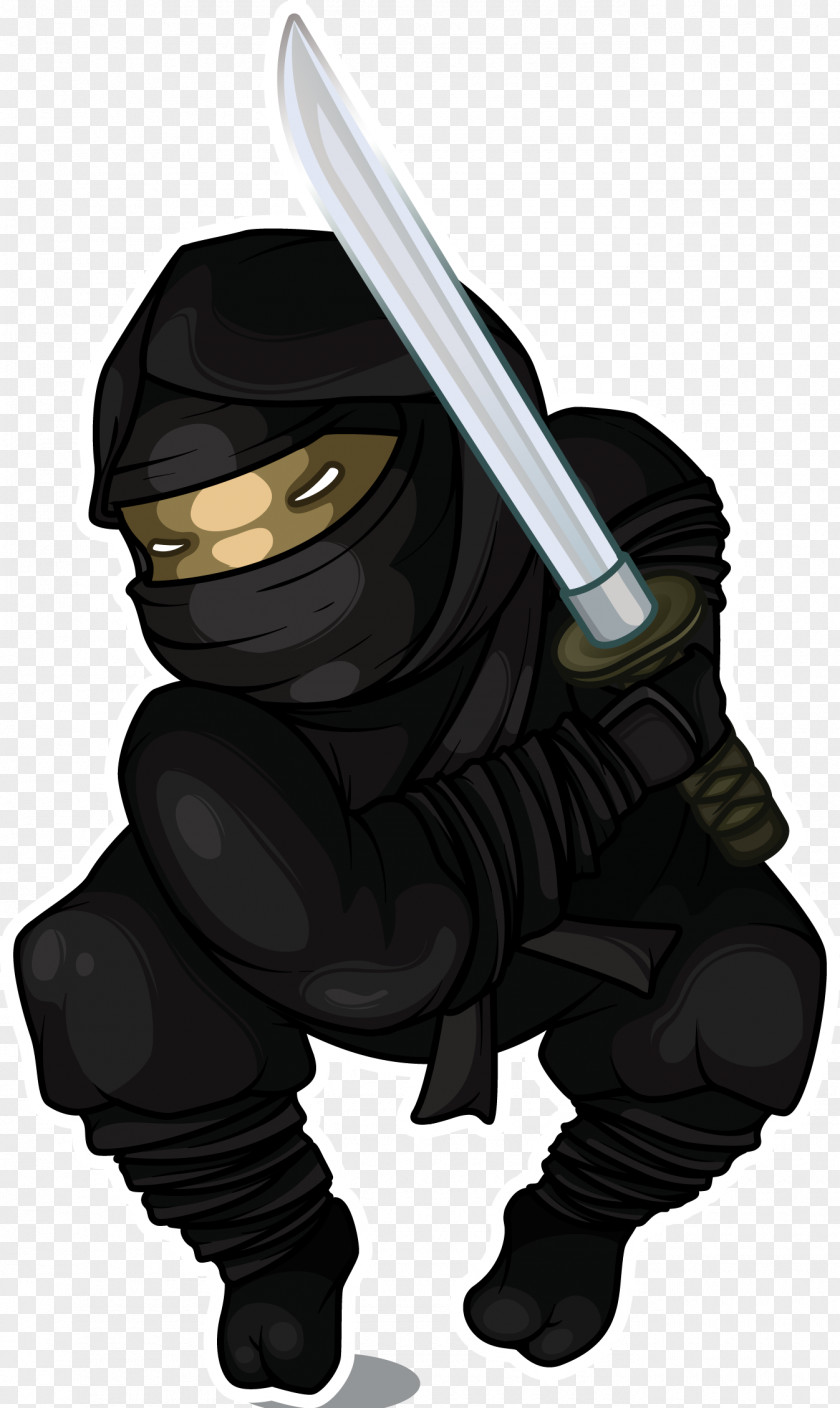 Cartoon Ninja Agent Material Japan Illustration PNG