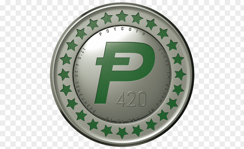 Crypto Currency PotCoin Cryptocurrency Cannabis Industry Hemp PNG