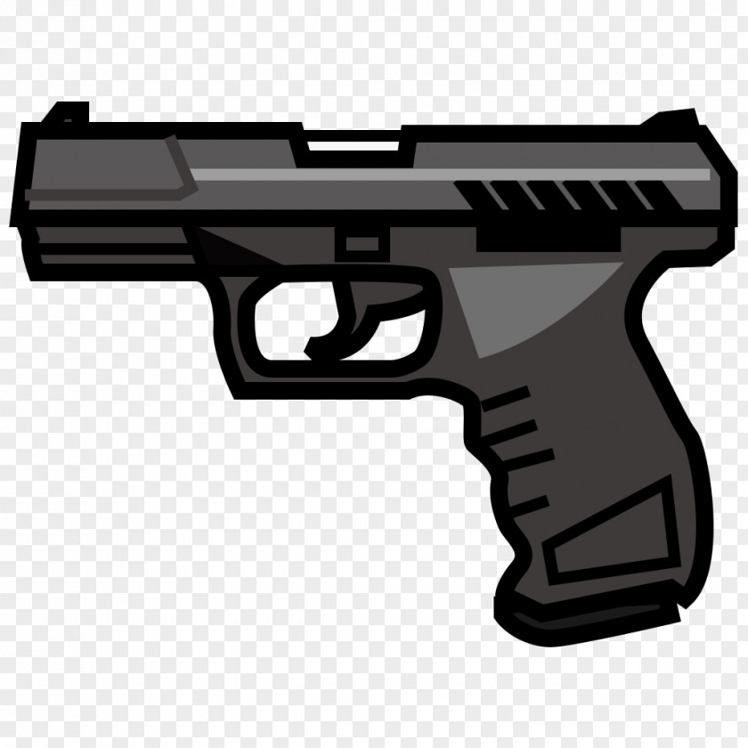 Hand Gun Emoji Firearm Pistol Weapon Handgun PNG