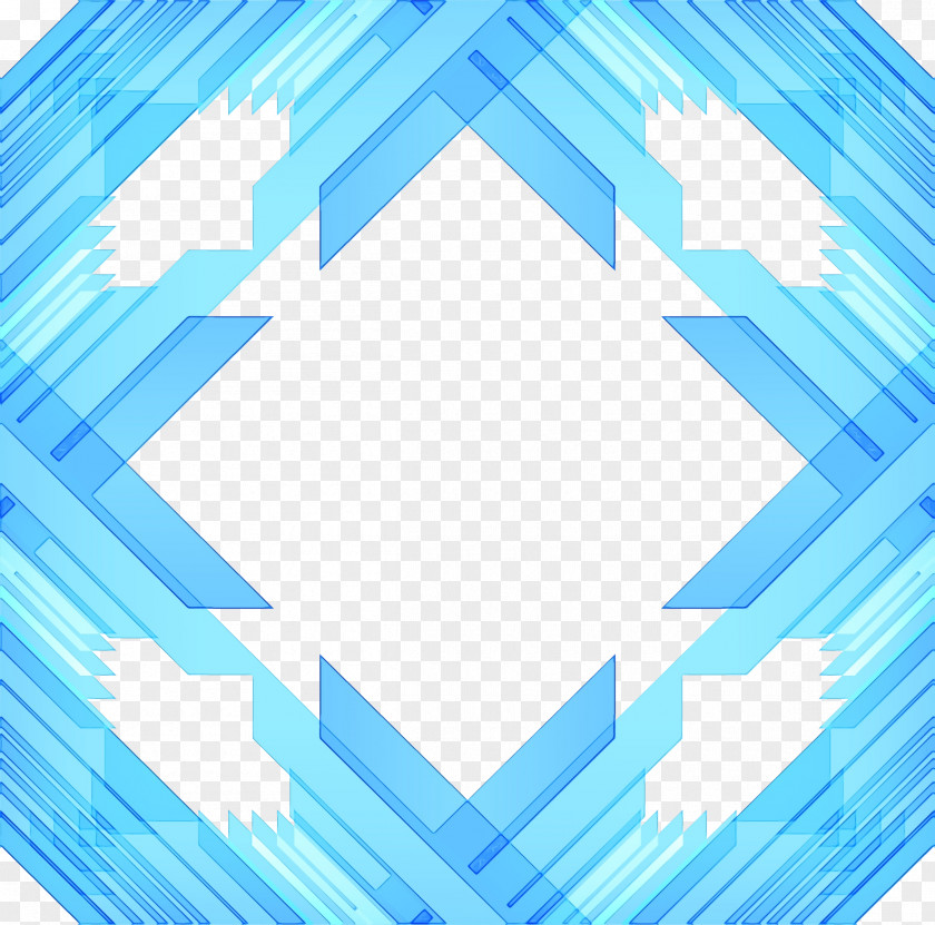 Symmetry Electric Blue Background Sky PNG
