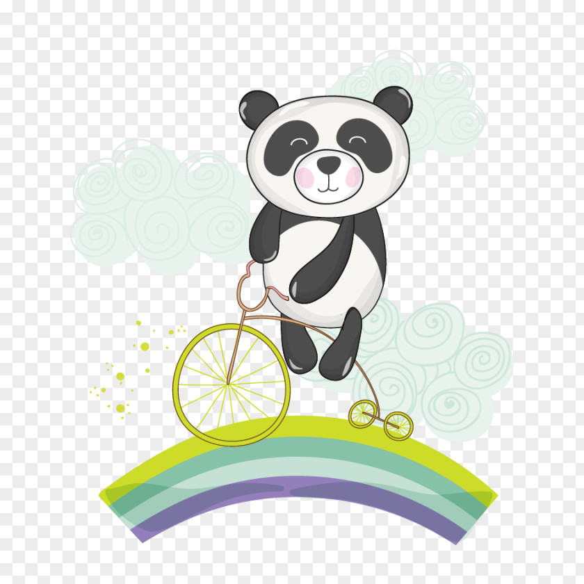Cartoon Panda Giant Clip Art PNG
