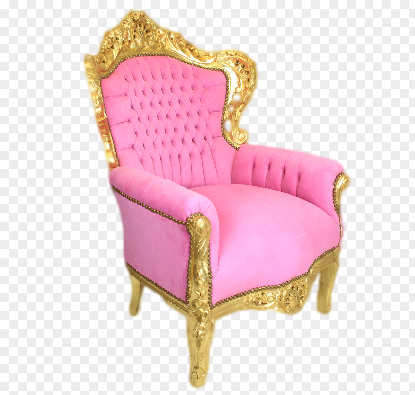 Chair Club Fauteuil Pink Velvet PNG