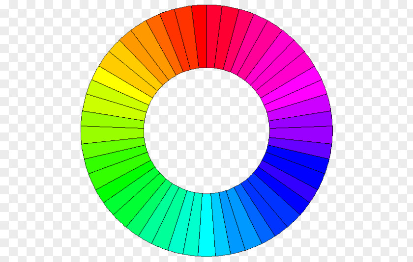 Color Wheel Scheme Theory Tertiary PNG