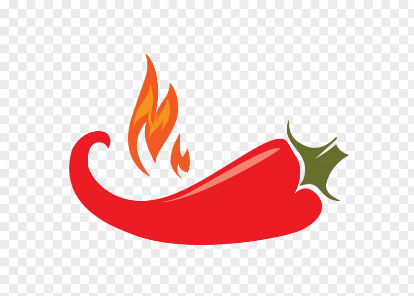 Red Pepper With Flames Chili Con Carne Logo Capsicum PNG