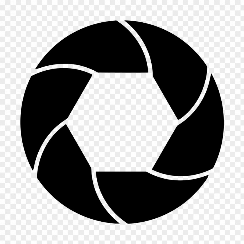 Volleyball Symbol Camera Lens Logo PNG