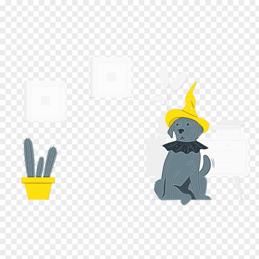 Yellow Figurine Cartoon Font Biology PNG