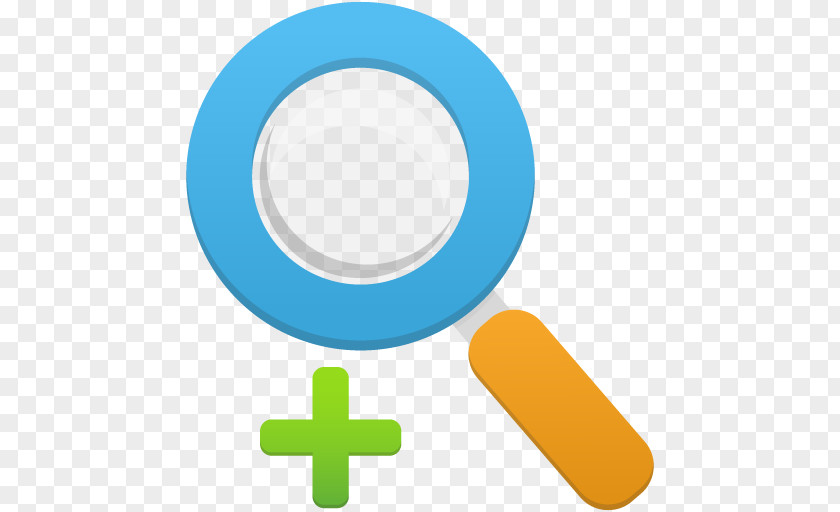 Zoom In Area Symbol Circle PNG