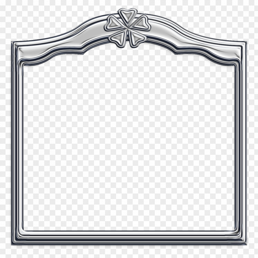 Metal Mirror Picture Frame PNG