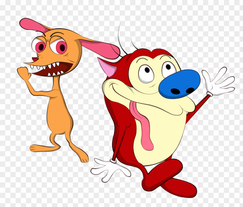 Ren And Stimpy Canidae Dog Cartoon Clip Art PNG