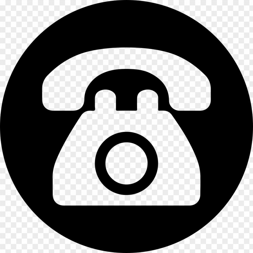 Round Signs Telephone Call Mobile Phones Rotary Dial Handset PNG