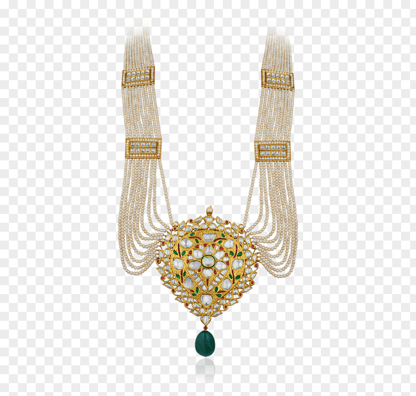 String Of Pearls Turquoise Jaipur Necklace Jadau Jewellery PNG