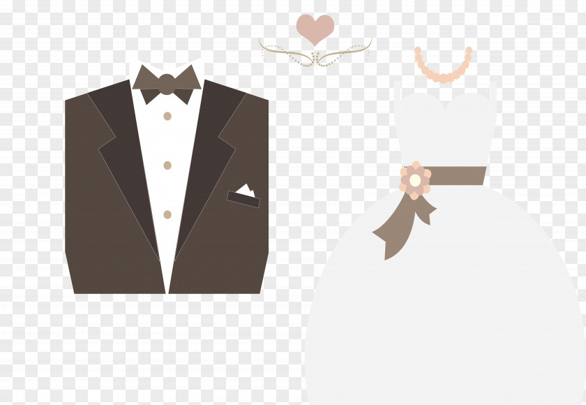 Wedding Dress Cover Page. Bridegroom Illustration PNG