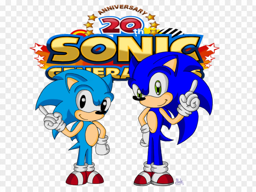20th Anniversary Sonic Generations Recreation Clip Art PNG