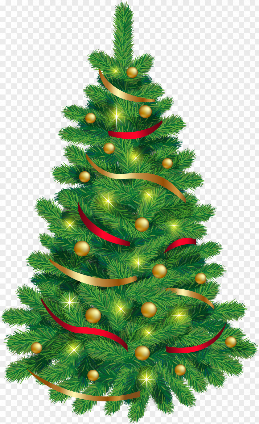 Christmas Tree Clip Art Santa Claus Cartoon Day PNG