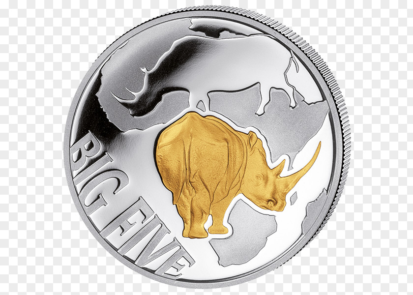 Coin Silver Fauna Elephantidae Mammoth PNG