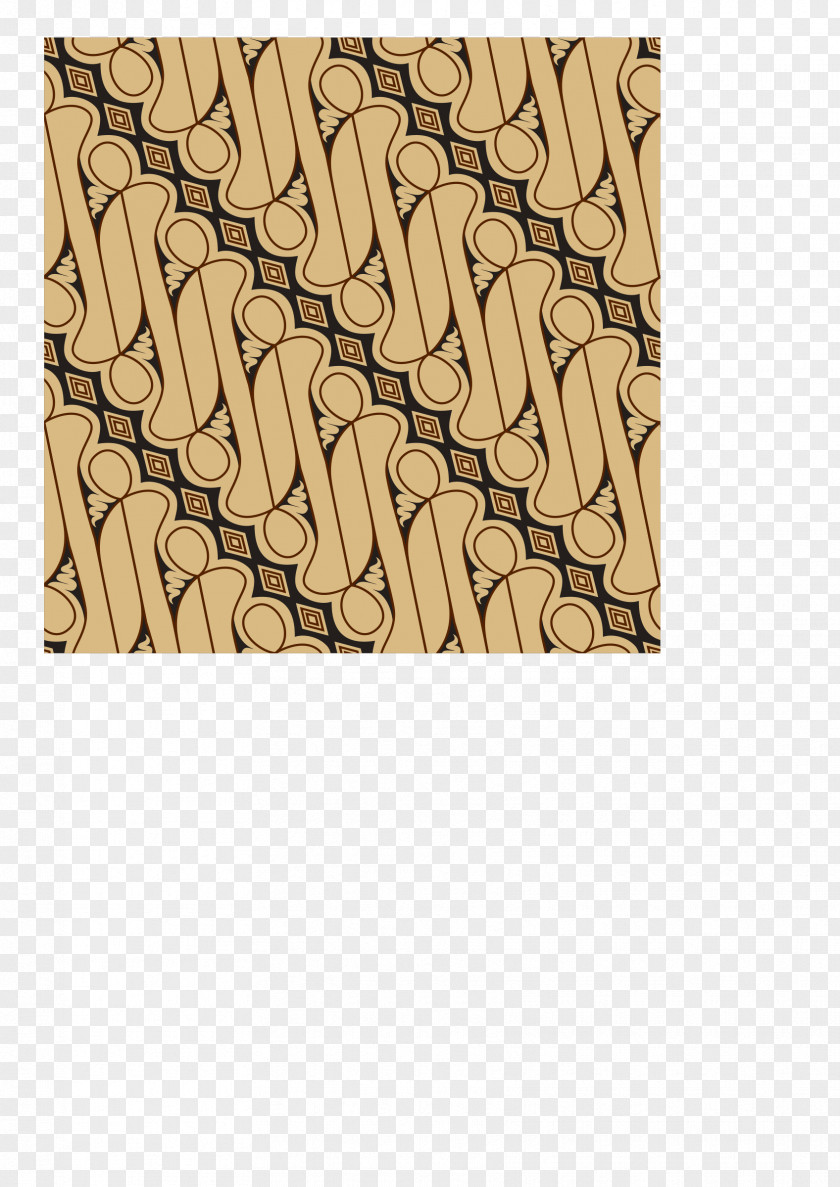 Batik Java Parang Pattern PNG